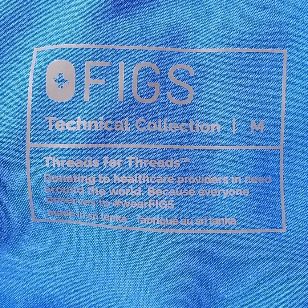Figs Men's Size M Tansen Jogger Slim-Fit Scrub Pants Blue MXXSW2004S